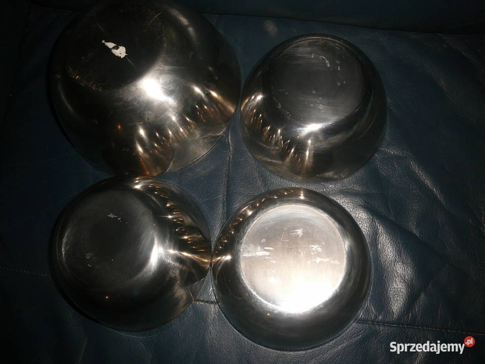 Zestaw 5 pojemników stal nierdzewna Nowe miski