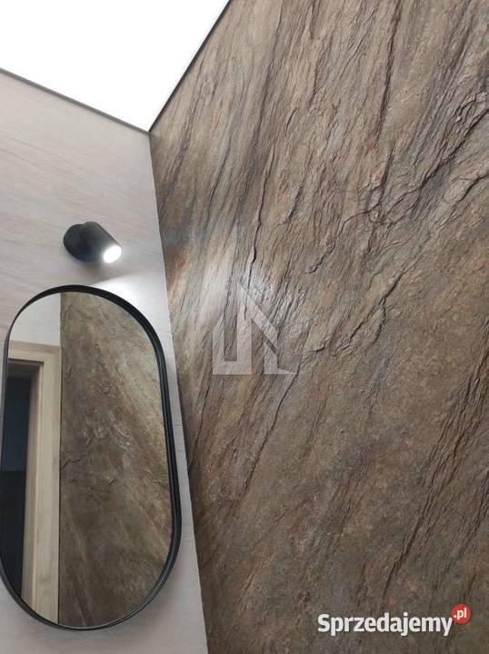 Fornir kamienny Copper aranżacja domu z Tapety Szczecin