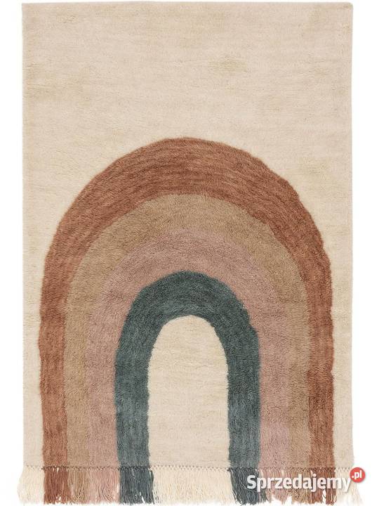 Dywan dziecięcy Rainbow 100 wełna ręcznie Ostrowiec Świętokrzyski