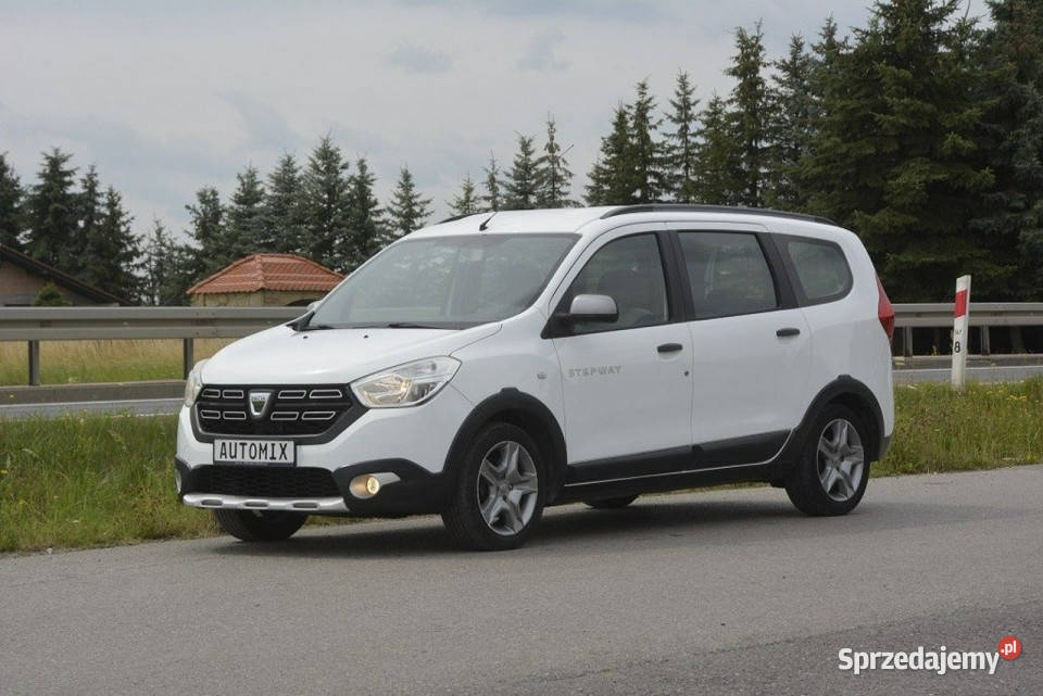 Dacia Lodgy 12 TCe nawi doinwestowany gwarancja podgrzewane fotele Sędziszów Małopolski