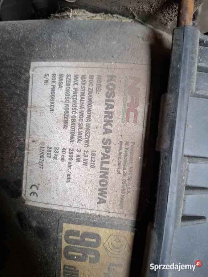 Kosiarka Nac z napędem Poznań