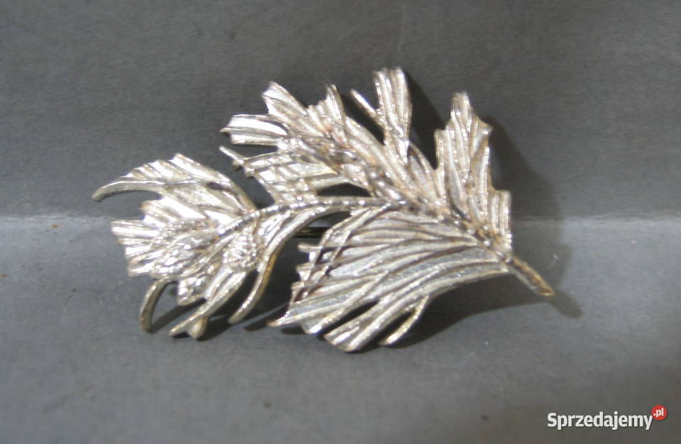 Srebrna Szwedzka Broszka 1983 r Warszawa