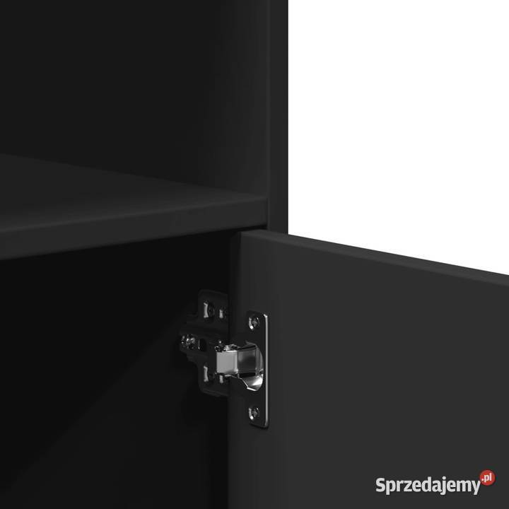 Szafka na kółkach czarna 55x40x91 materiał Warszawa sprzedam