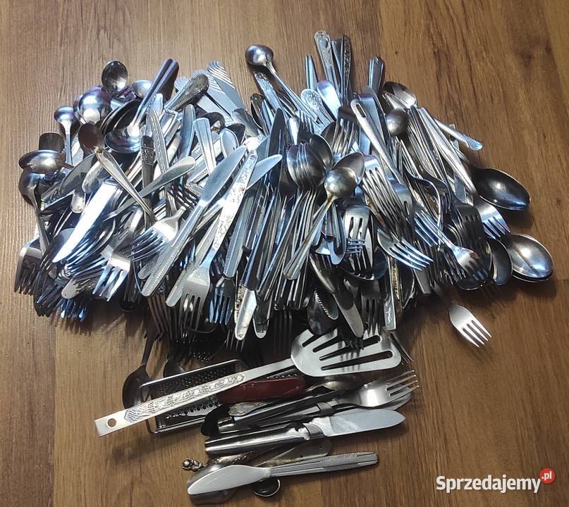 Sztućce widelec nóż łyżka komplet