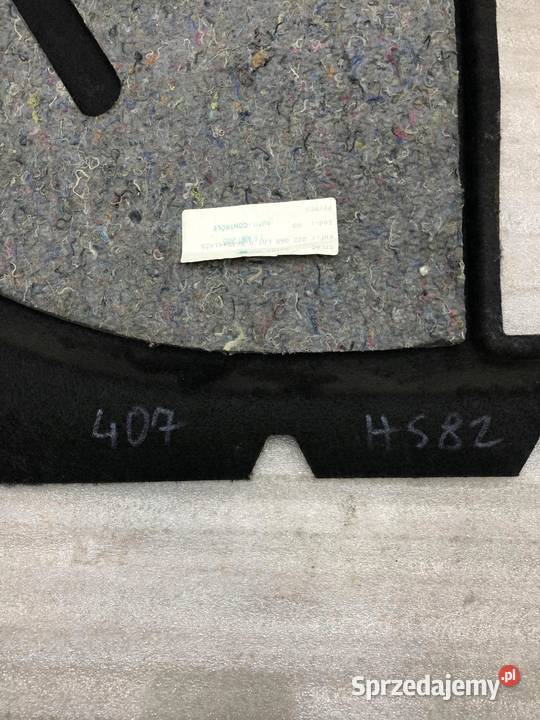 BOCZEK BAGAŻNIKA PRAWY TYŁ PEUGEOT 407 osobowe