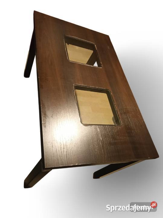Stolik kawowy drewniany 100 x 60 x 59 transport 59cm