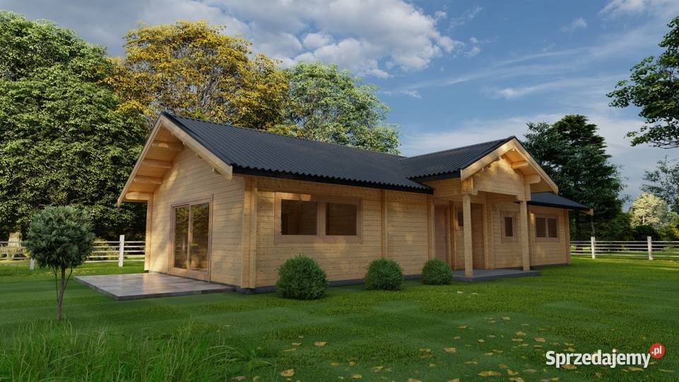Dom z bali letniskowymieszkalny Dworek Domki drewniane Warszawa