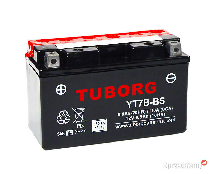 Akumulator Tuborg YT7BBS 12V 65Ah 110A L Luboń sprzedam