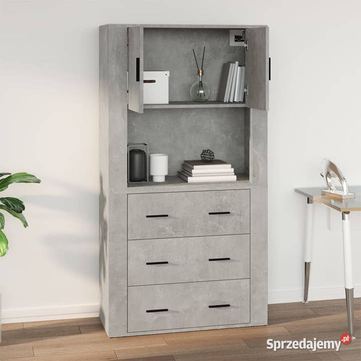 Szafka wisząca betonowa szarość 80x33x80 Warszawa