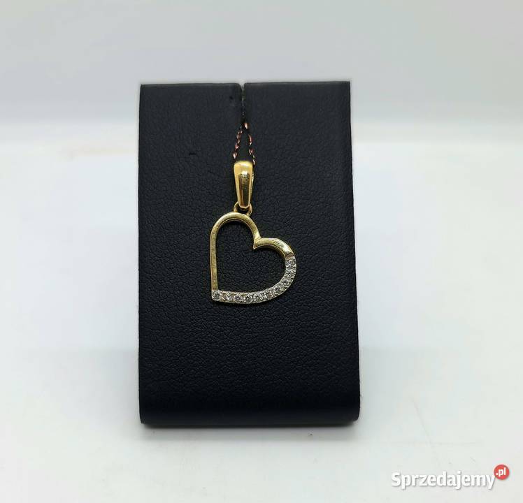 Złota zawieszka próby 585 108g serduszko złoto Elbląg