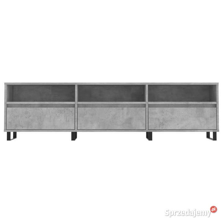 Szafka pod TV szarość betonu 150x30x445 WM831304 Meble Warszawa