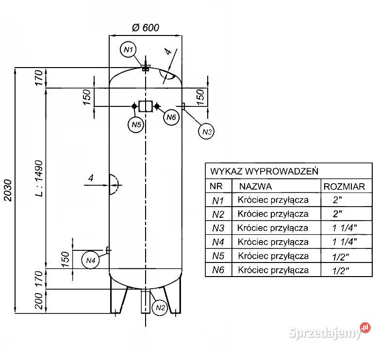 Butla na sprężone powietrze Zbiornik ciśnieniowy Siedlce
