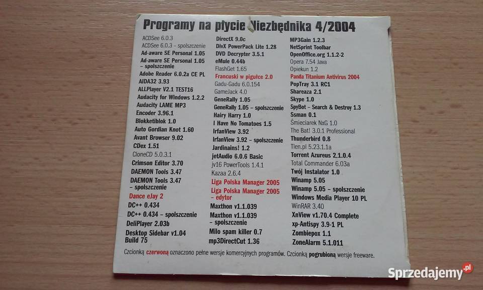 Płyta Twój Niezbędnik 2004 zachodniopomorskie Szczecin