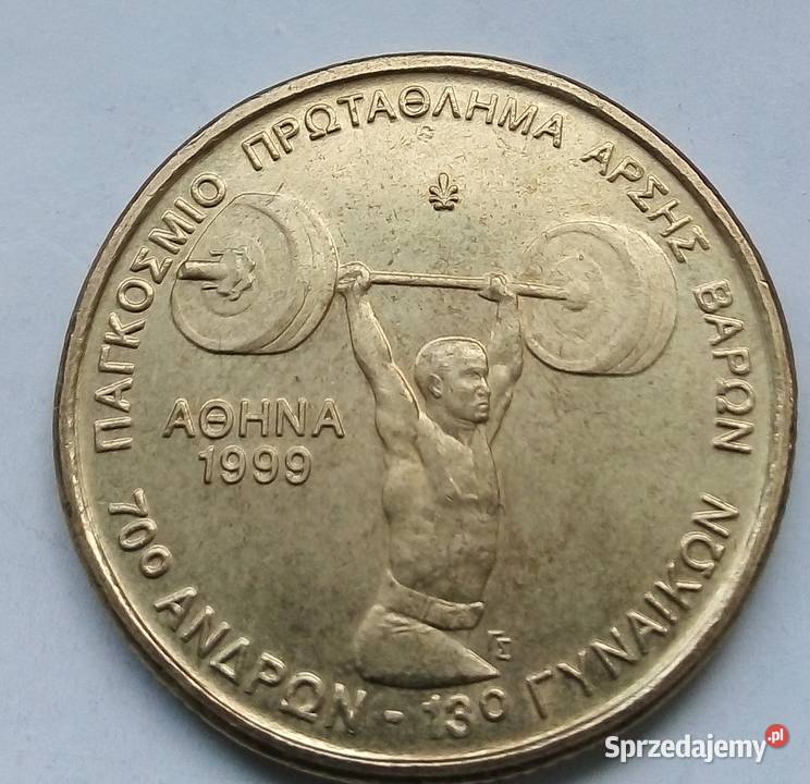 GRECJA100 DRACHM1999 rCIĘŻARY Legionowo