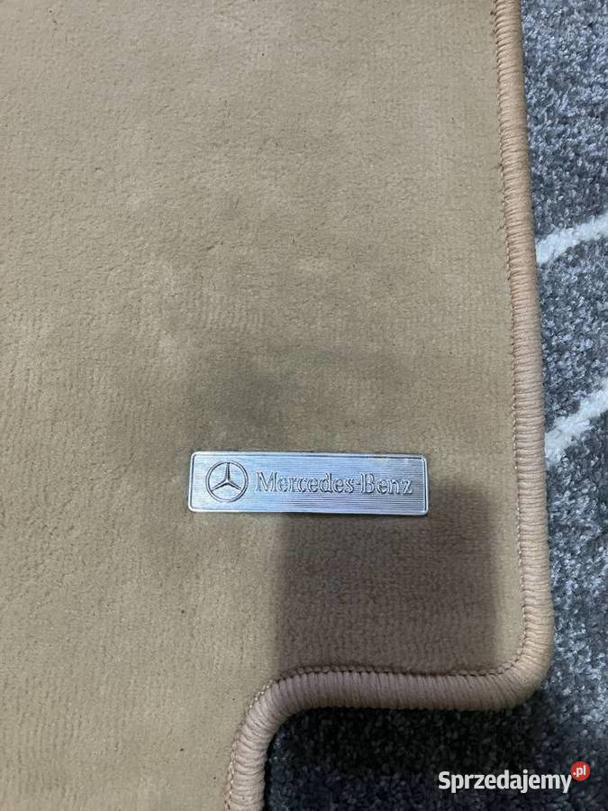 Mercedes dywaniki welurowe beżowe