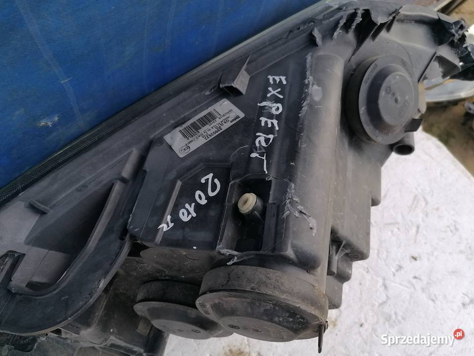 Lampa Lewa Przód Peugeot Exspert 10r lubelskie Wisznice