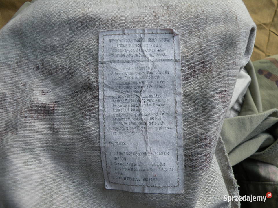 Spodnie maternity ISMUU multicam ocp XXLarge dolnośląskie Wrocław