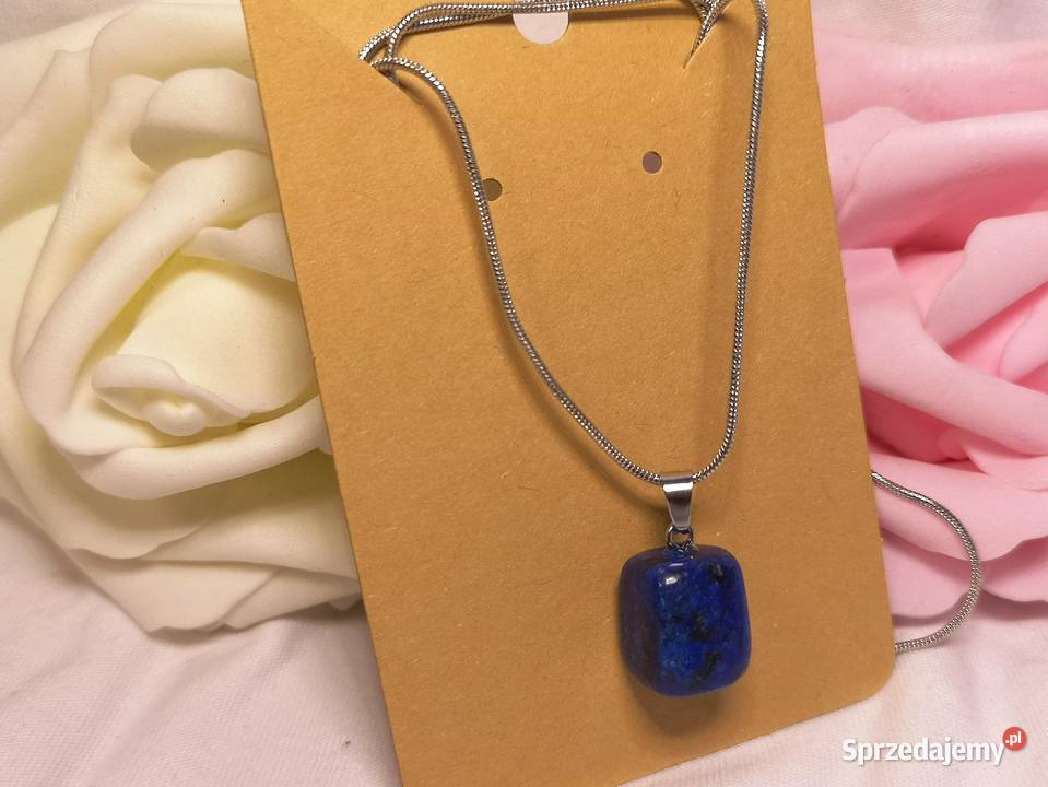 Naszyjnik z naturalnym kamieniem lapis lazuli Kielce