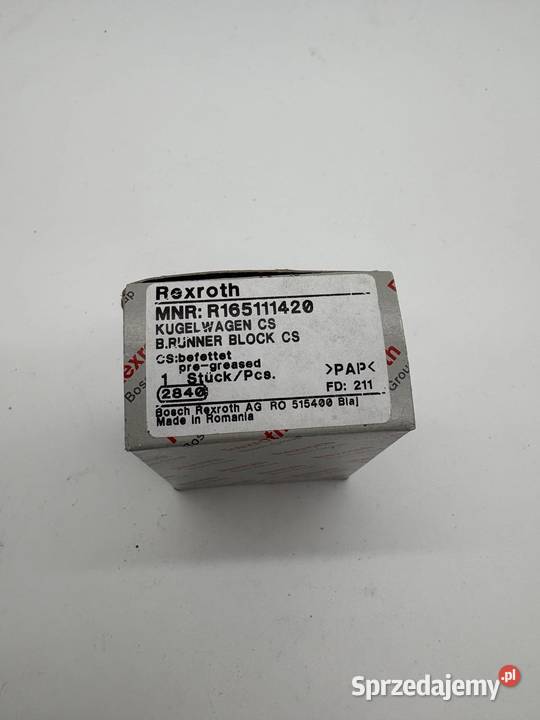 Rexroth R165111420 Wózek liniowy sprzedam