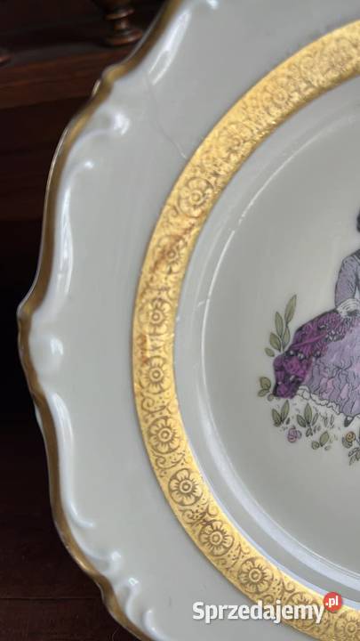 Talerzyk deserowy Syg KP Karlskrona Czarno złota Gdańsk sprzedam