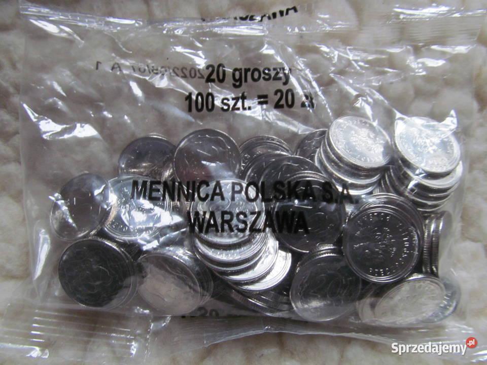 20gr 2022r saszetka bankowa Numizmatyka Lublin