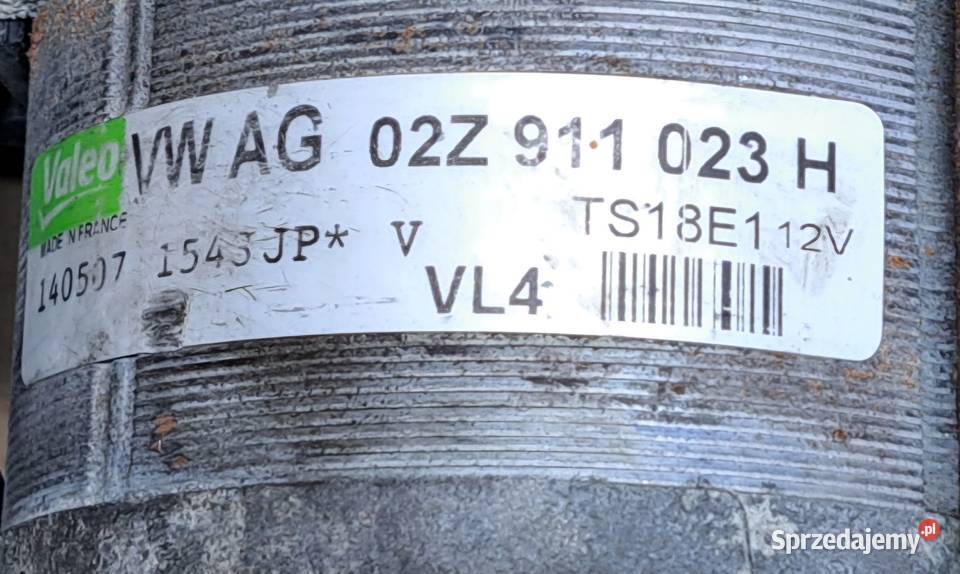 ROZRUSZNIK VW AUDI SEAT SKODA 19 TDI 02Z911023H Mielęcin sprzedam