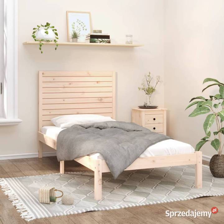 Rama łóżka lite drewno 100 x 200 WM3104598 mazowieckie Warszawa sprzedam