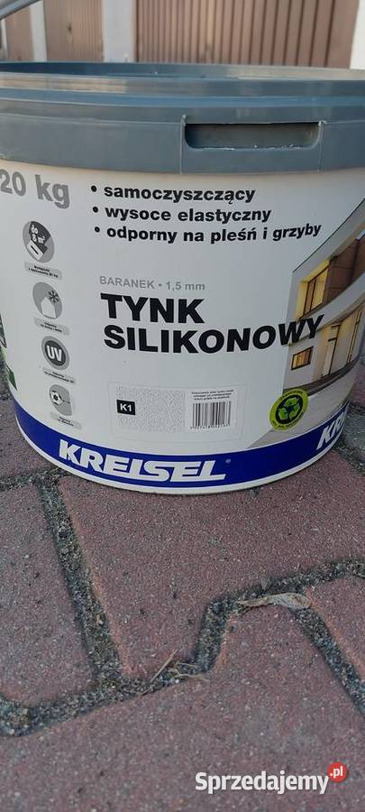Tynk silikonowy Kreisel biały K1 Będzin
