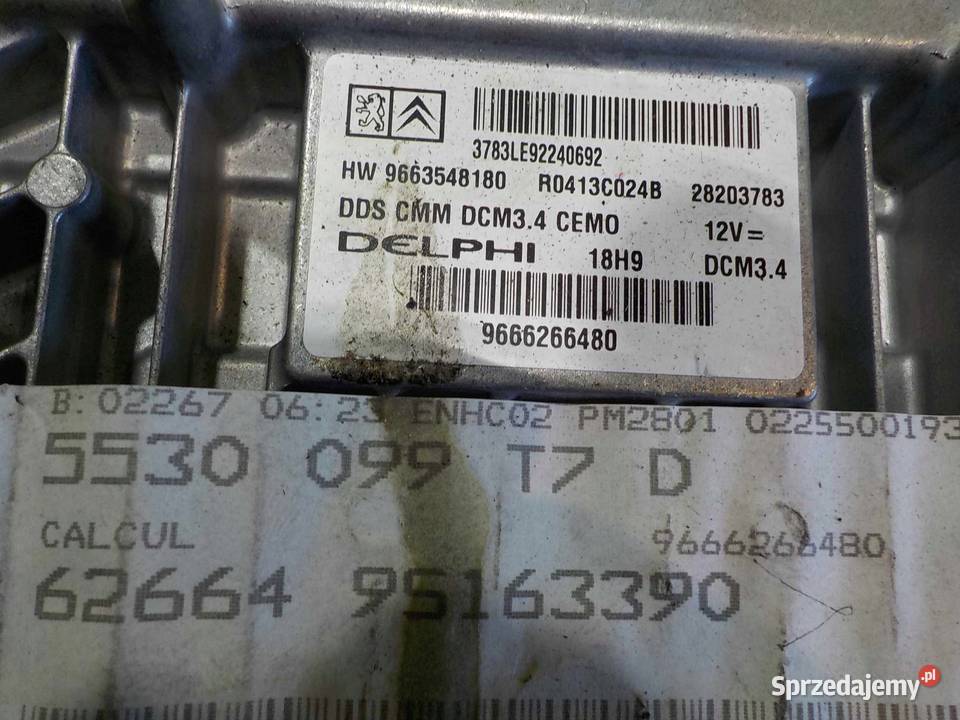 PEUGEOT 308 I 20 HDI sterownik silnika