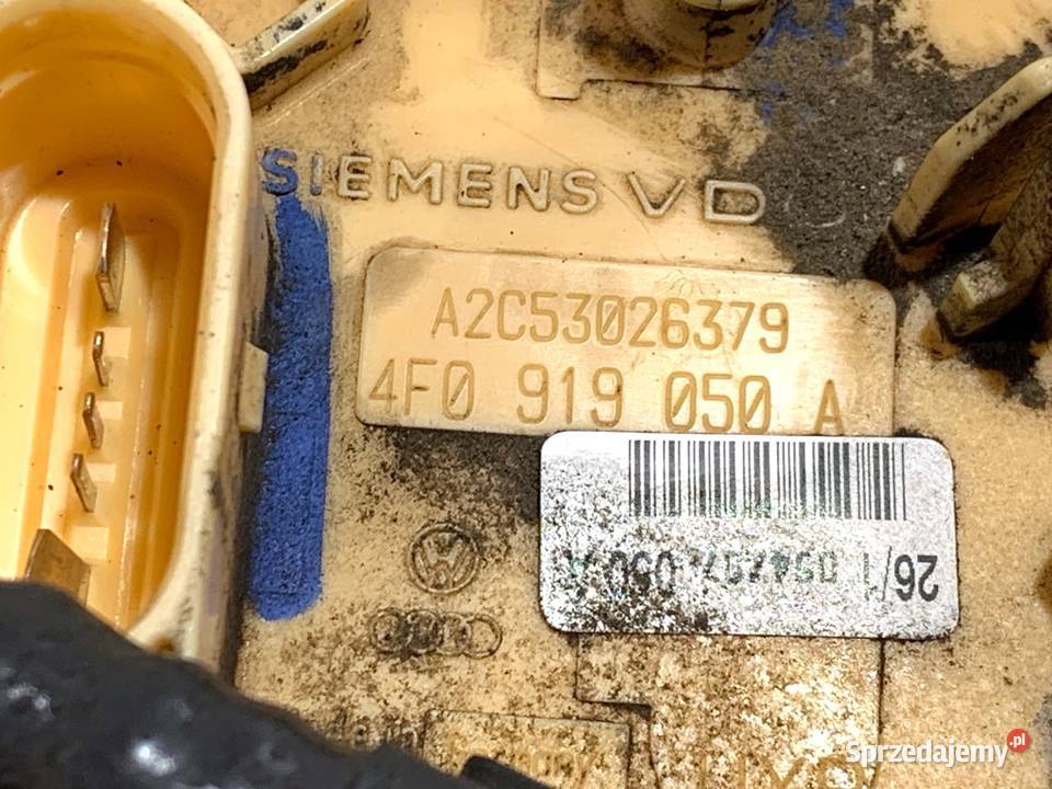 POMPA PALIWA AUDI A6 C6 4F0919050A 27 180 0411