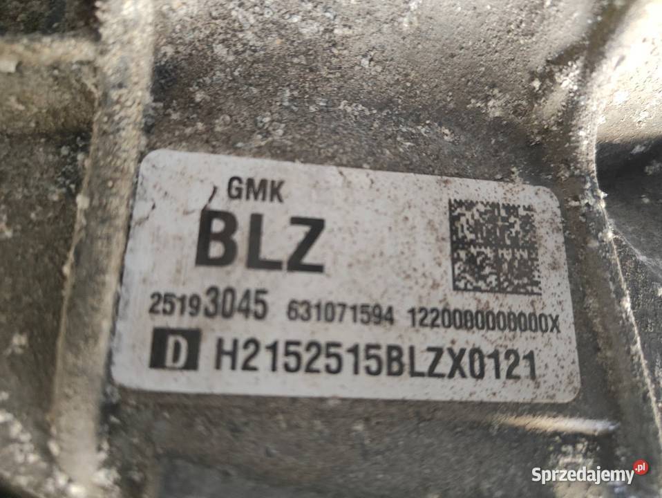 Skrzynia Biegów Opel Karl 10 BLZ 25193045 Pleszew