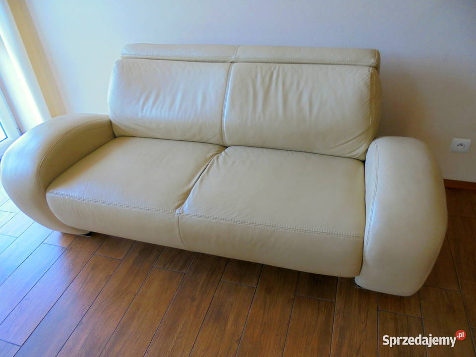 Sofa skórzana ETAP Rosso z zagłówkiem skóra 80cm Głogów Małopolski