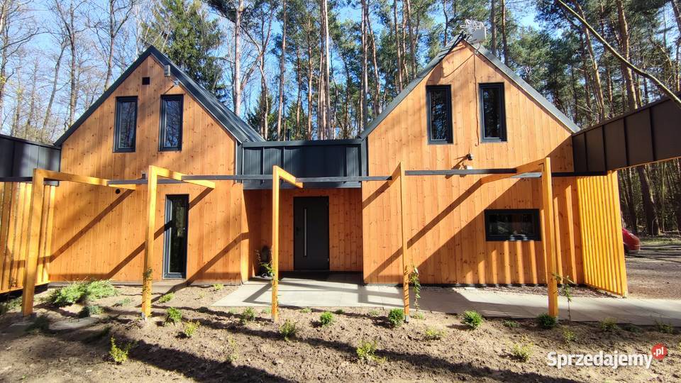 Dom 70m stodoła Podwójna 2x35mm domek z drewna Otwock