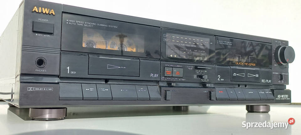 Magnetofon catette deck Aiwa ADWX707 AD WX 707 Międzychód