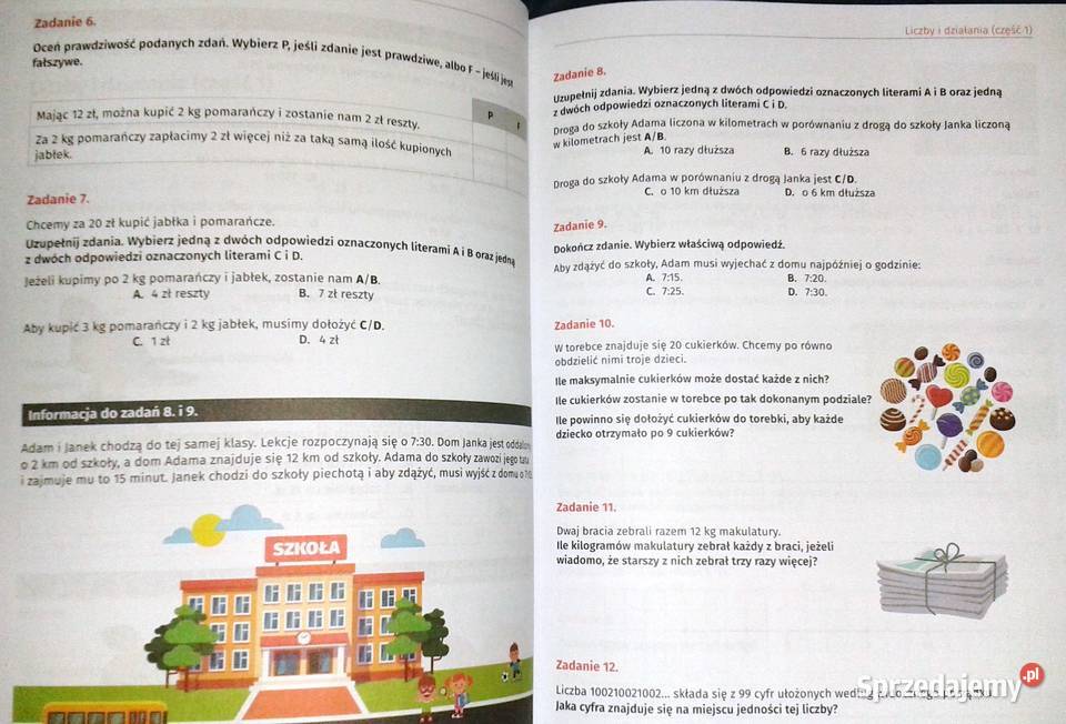 Sprawdziany klasy 4 Matematyka Halina Juraszczyk lubelskie Chełm