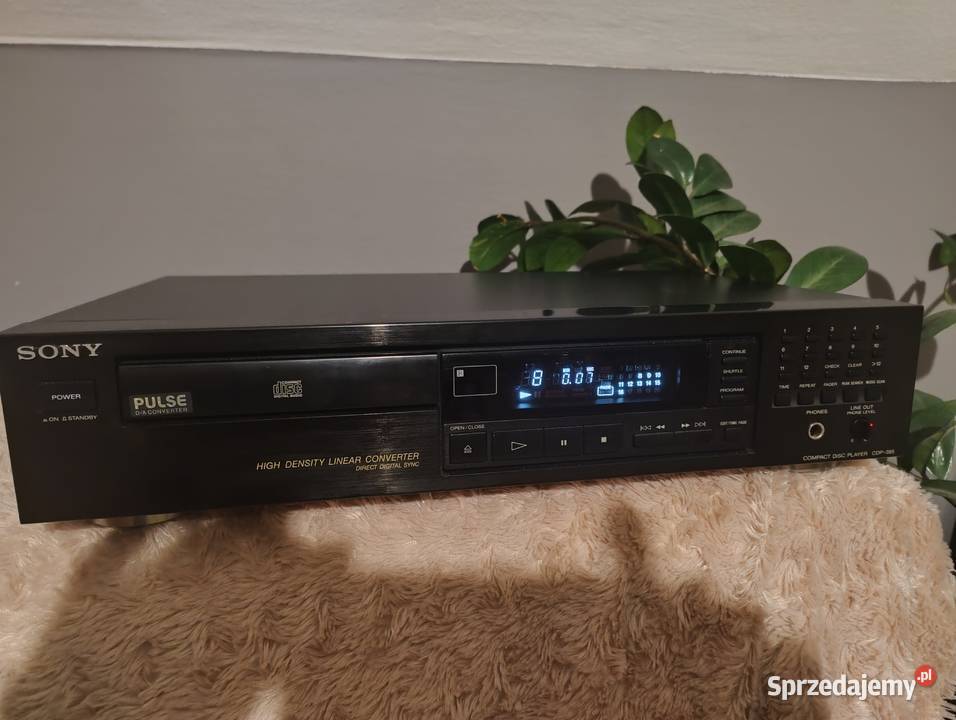 Odtwarzacz CD Sony cdp 395 z pilotem
