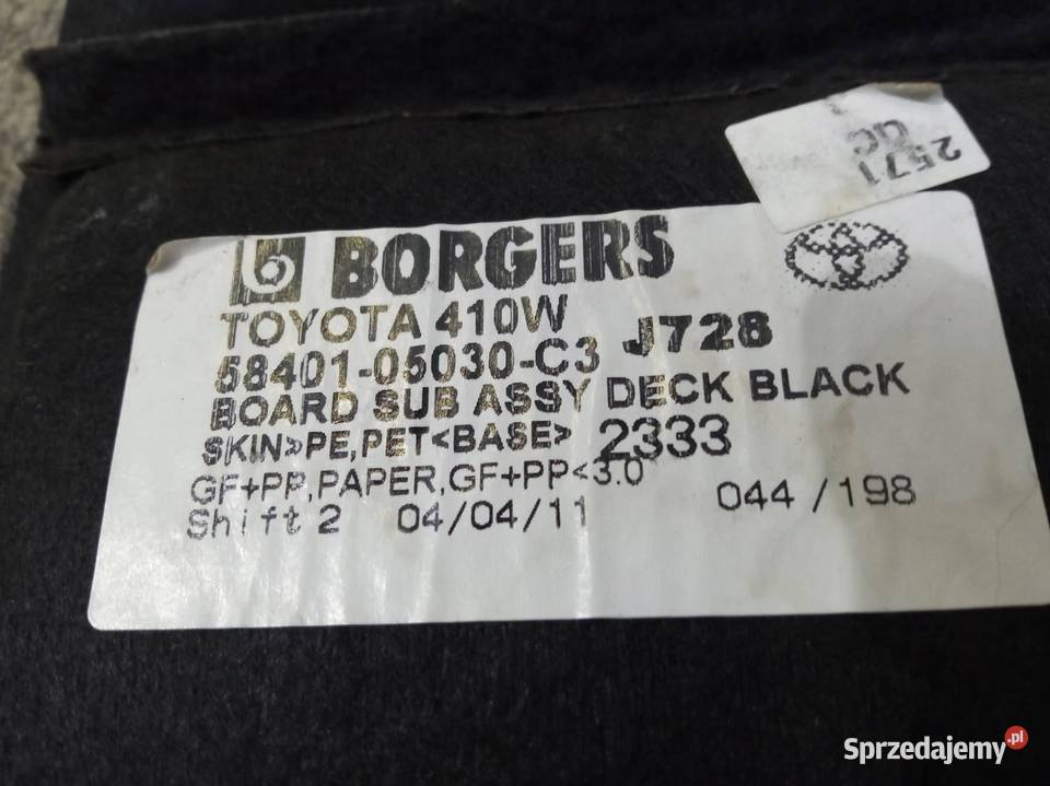 PODŁOGA BAGAŻNIKA WYKŁADZINA DYWAN OSŁONA PASA świętokrzyskie