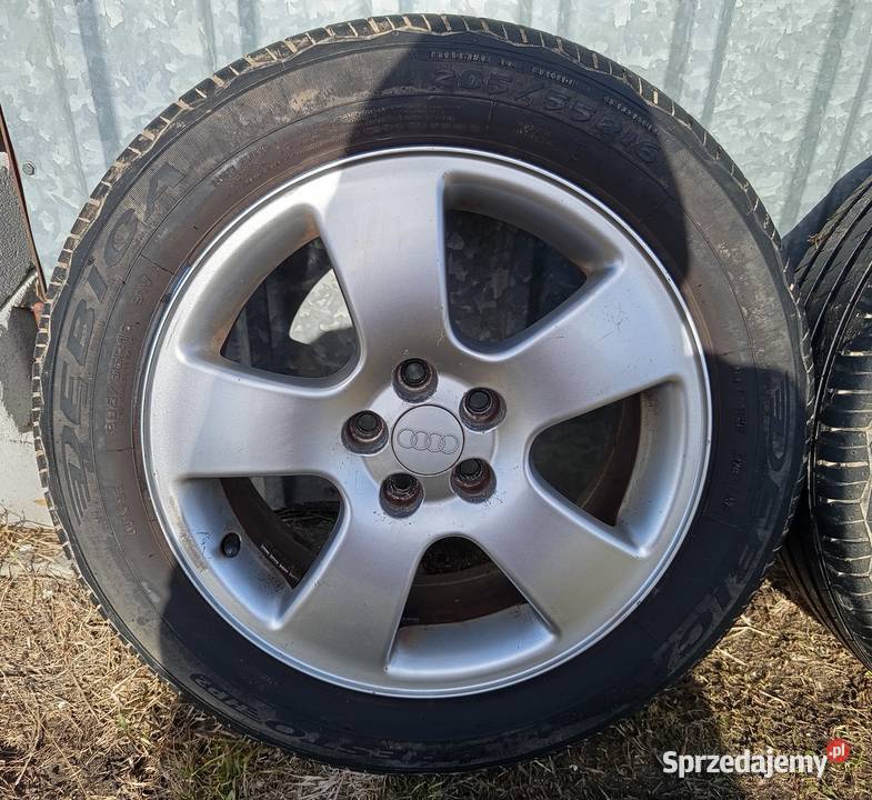 Alufelgi 16 Audi A3 8L 5x100 Opony Letnie 7mm