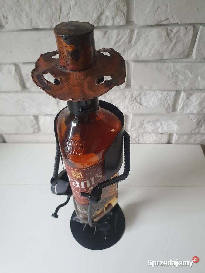 Ogrodnik stojak na alkohol rzeźba metaloplastyka Malarstwo, rzeźba, ikonografia