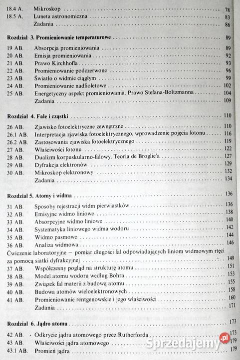 Fizyka kl 4 tech i liceum zawodowe K Chyla lubelskie Chełm sprzedam