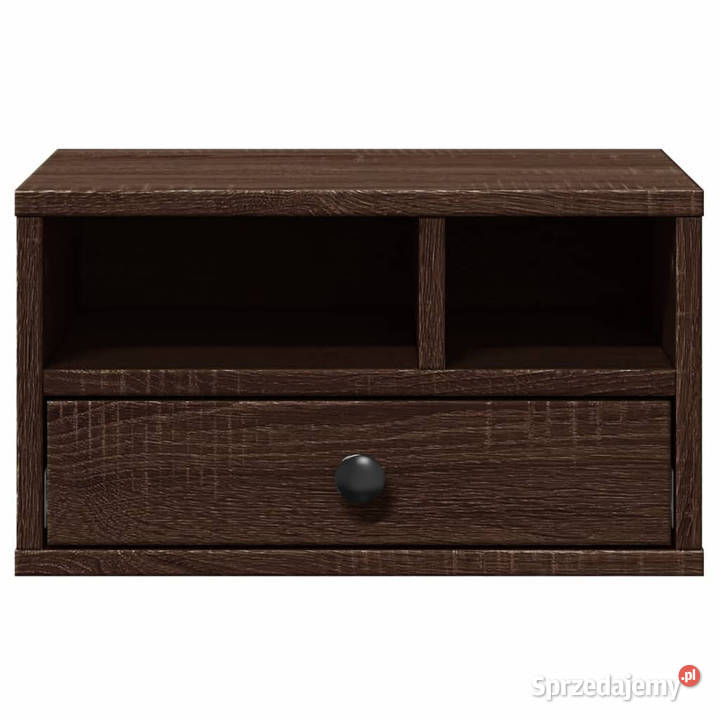Stojak pod drukarkę brązowy dąb 40x32x225