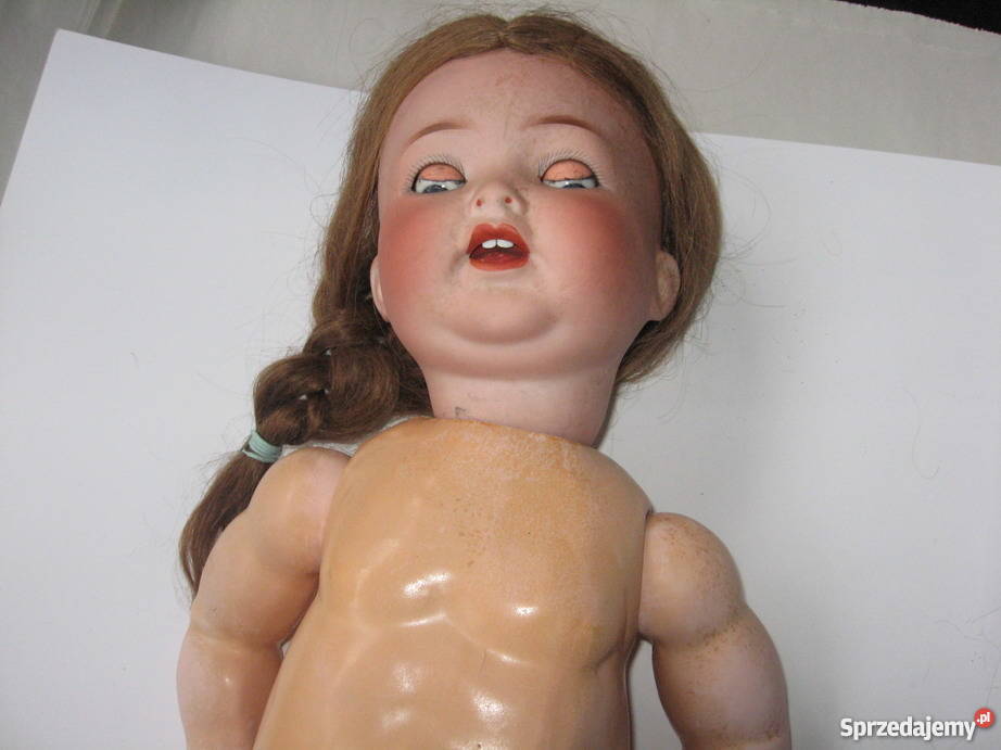 Stara lalka Przedwojenn Heubach Koppelsdorf 1920 Poznań