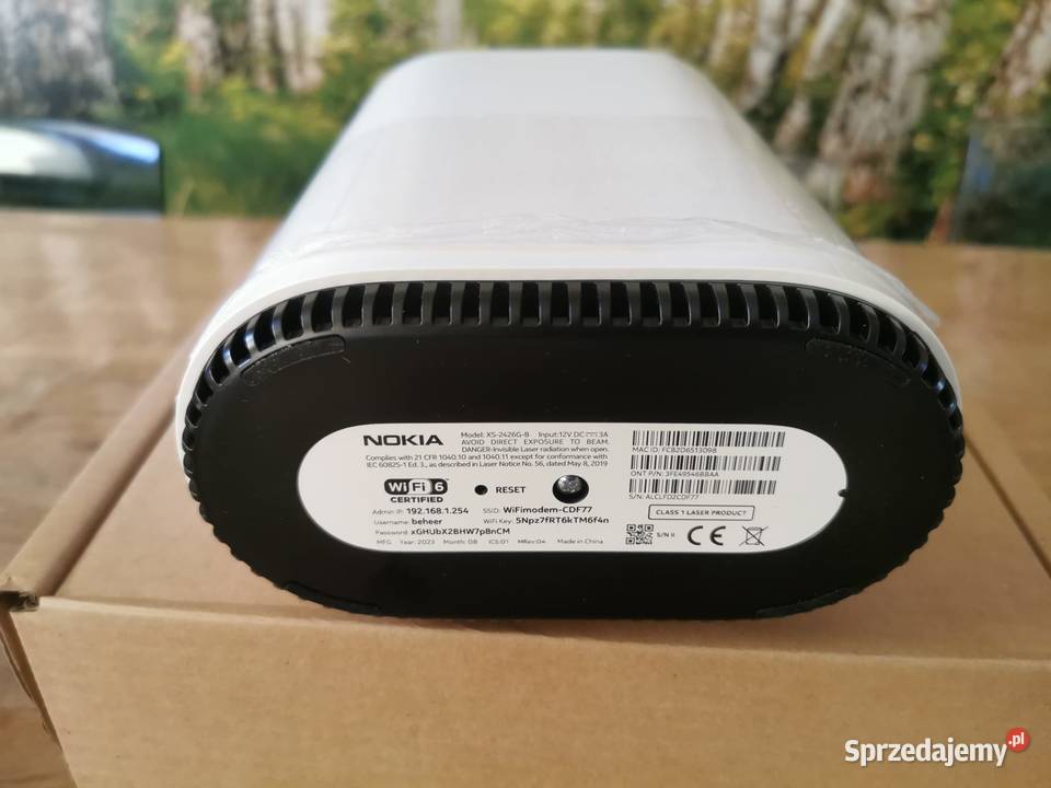 Router modem optyczny Nokia XS2426GB NOWY Wałcz
