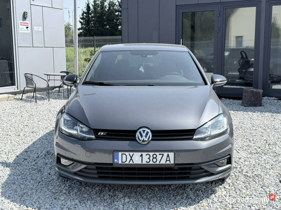 Volkswagen Golf 15 TSI ACT DSG RLine 2018r ACC światła do jazdy dziennej Wrocław
