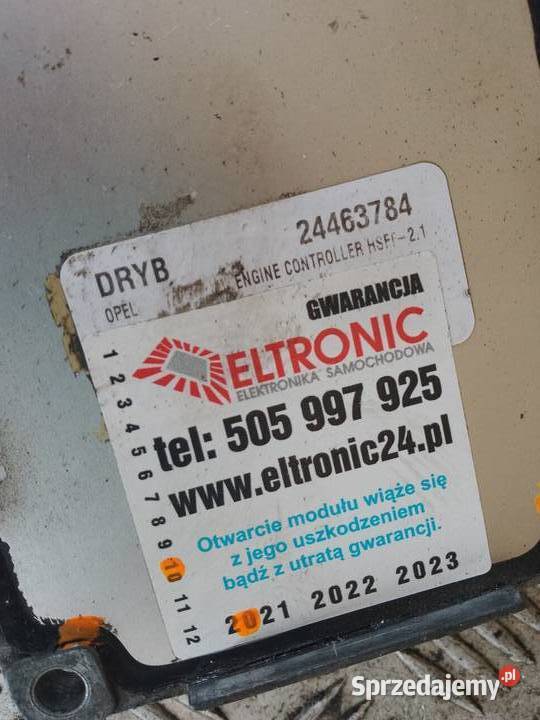 Komputer Opel 16 B 24463784 Pozostałe Tarnów