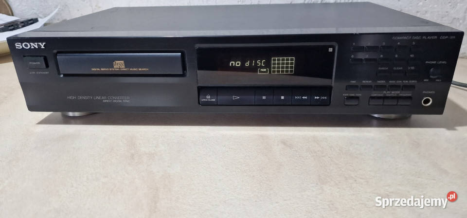 SONY CDP 311 odtwarzacz kompaktowy CD player Międzychód
