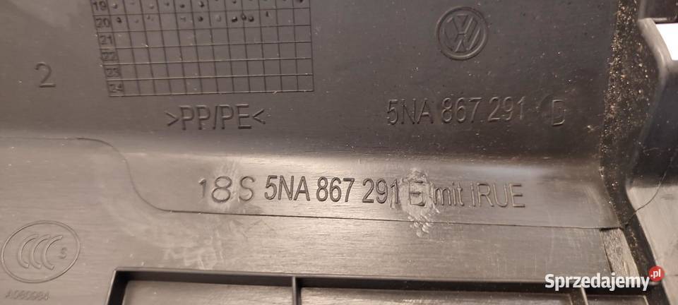 VW TIGUAN II POSZYCIE OSŁONA SŁUPKA LEWA