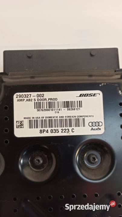 WZMACNIACZ AUDIO BOSE AUDI A3 8P 8P4035223C sprzedam