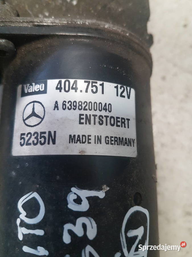 MERCEDES VITO 639 MECHANIZM WYCIERACZEK Turek