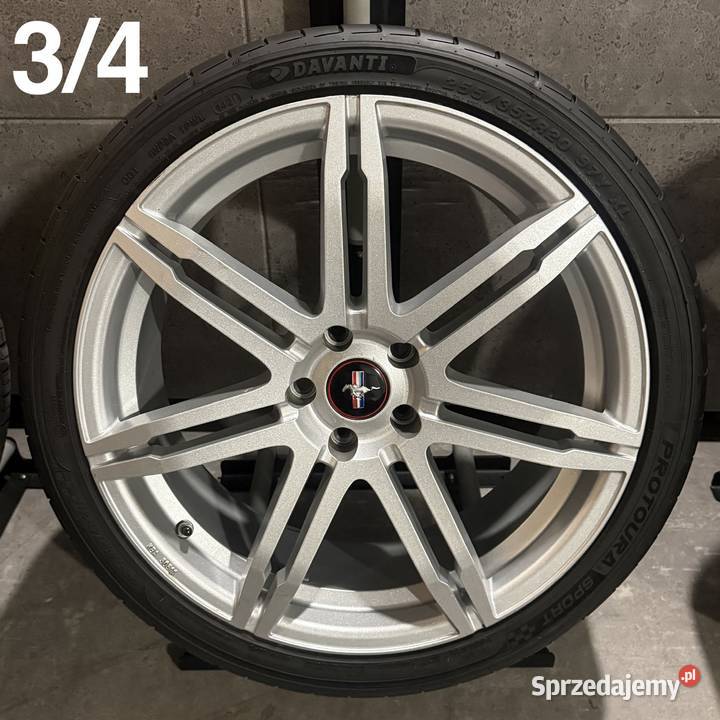 20 Ford Mustang felgi koła komplet 5x1143 85J